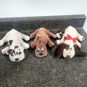 3- Vintage 1980s Irwin/tonka 8inch Pound Puppies